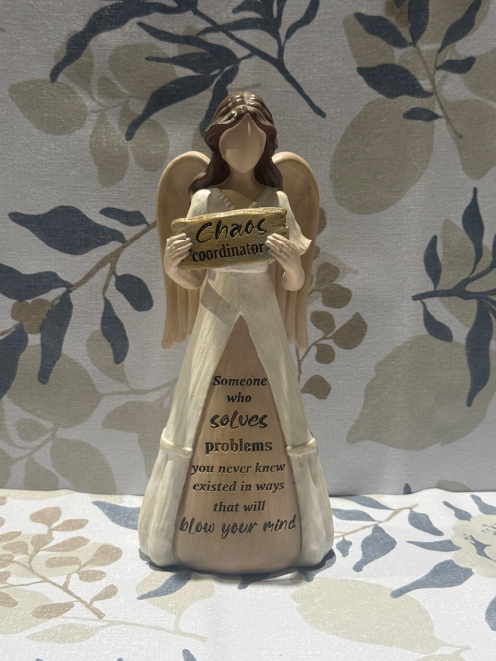 STORIEME Heartfelt Gifts & Sculptures Figurine - Chaos Coodinator- Cream Base